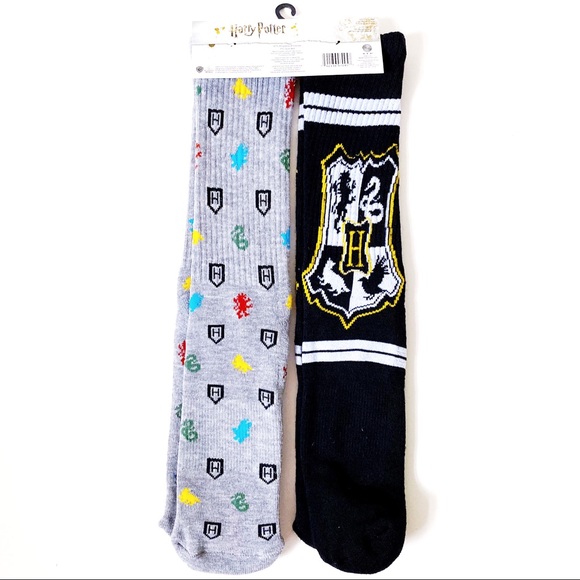 WB Harry Potter Hogwarts Socks 2 Pairs Gryffindor - Picture 6 of 7